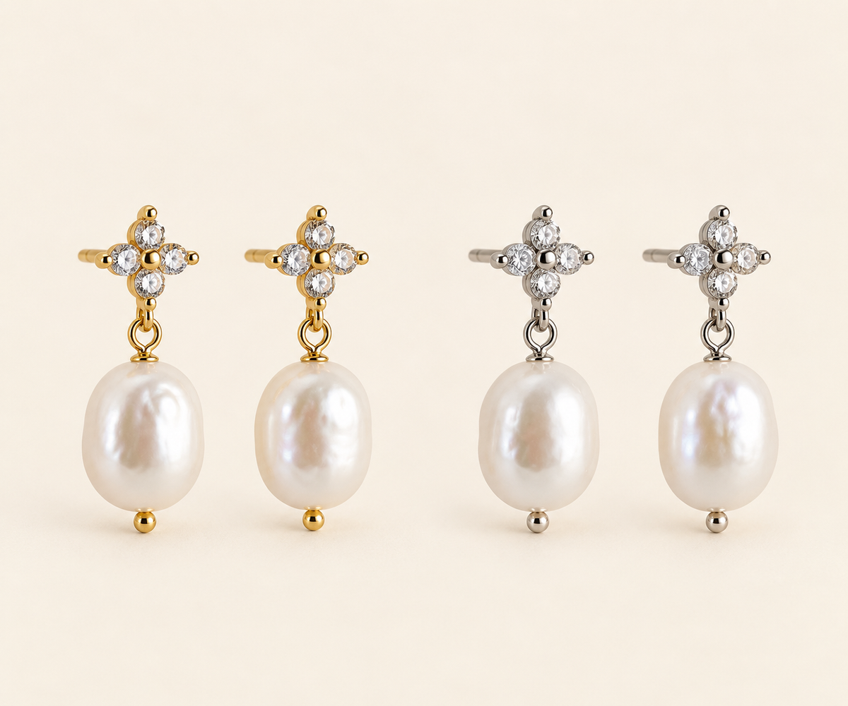 The Clementine Pearl Earrings
