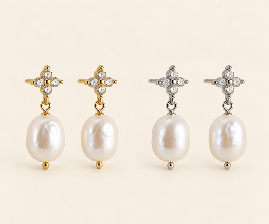 The Clementine Pearl Earrings